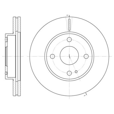 Тормозной диск REMSA 6056.10 Винница - изображение 1