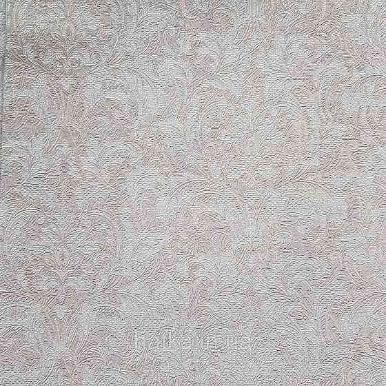 Шпалери метрові вінілові на флізелін Yuanlong Samsara східний малюнок вензелі завитки рожеві на молочному Київ