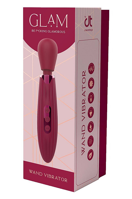 Вібратор мікрофон Dream Toys Glam Wand Vibrator, червоний Sex Aura Київ - фото 4