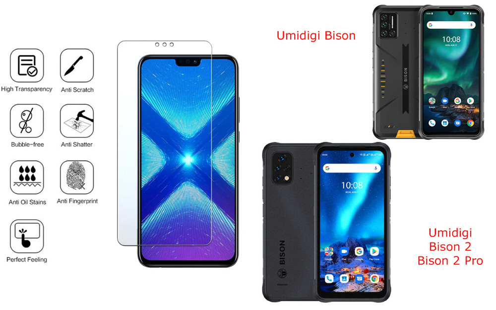 Защитное стекло NeoGlass для UMIDIGI C1, C1 Max, C2 – ультрапрозрачное и устойчивое Киев - изображение 4