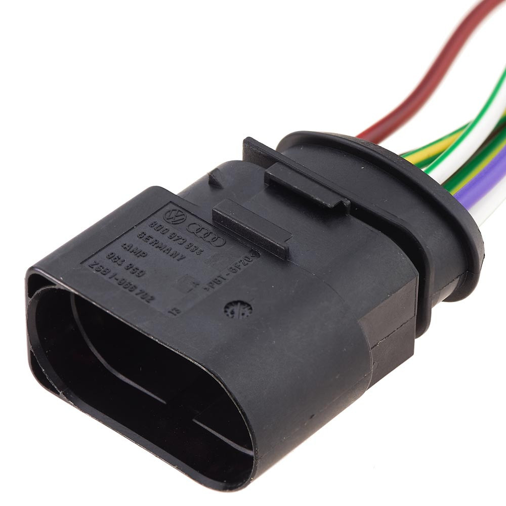 Роз'єм конектор с проводом, 8-кон., 8D0973834, 42068501-966702-1, VAG, TE Германия, Франция, Audi, Bugatti, Porsche, Seat Київ - фото 1