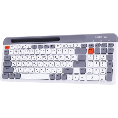 Клавиатура Maxxter KBW-02G-UA Wireless Grey (KBW-02G-UA) Винница - изображение 2