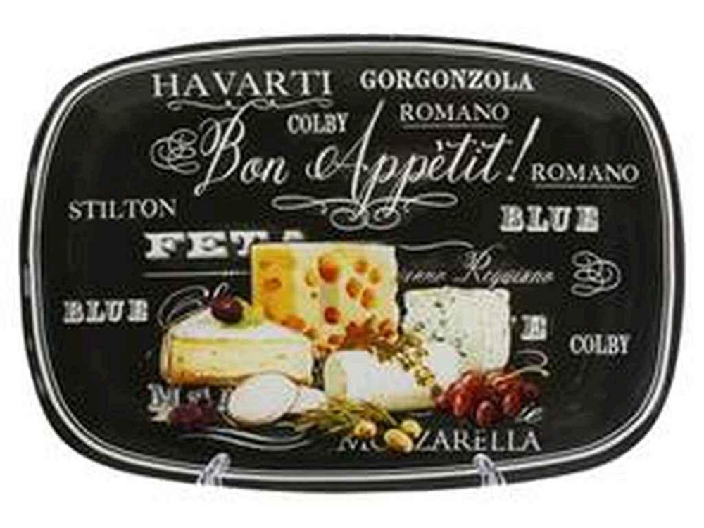 Блюдо скл. 29,5х21см Сир Bon Appetit S445012C/BB138L ТМ GRAZIE Київ - фото 1