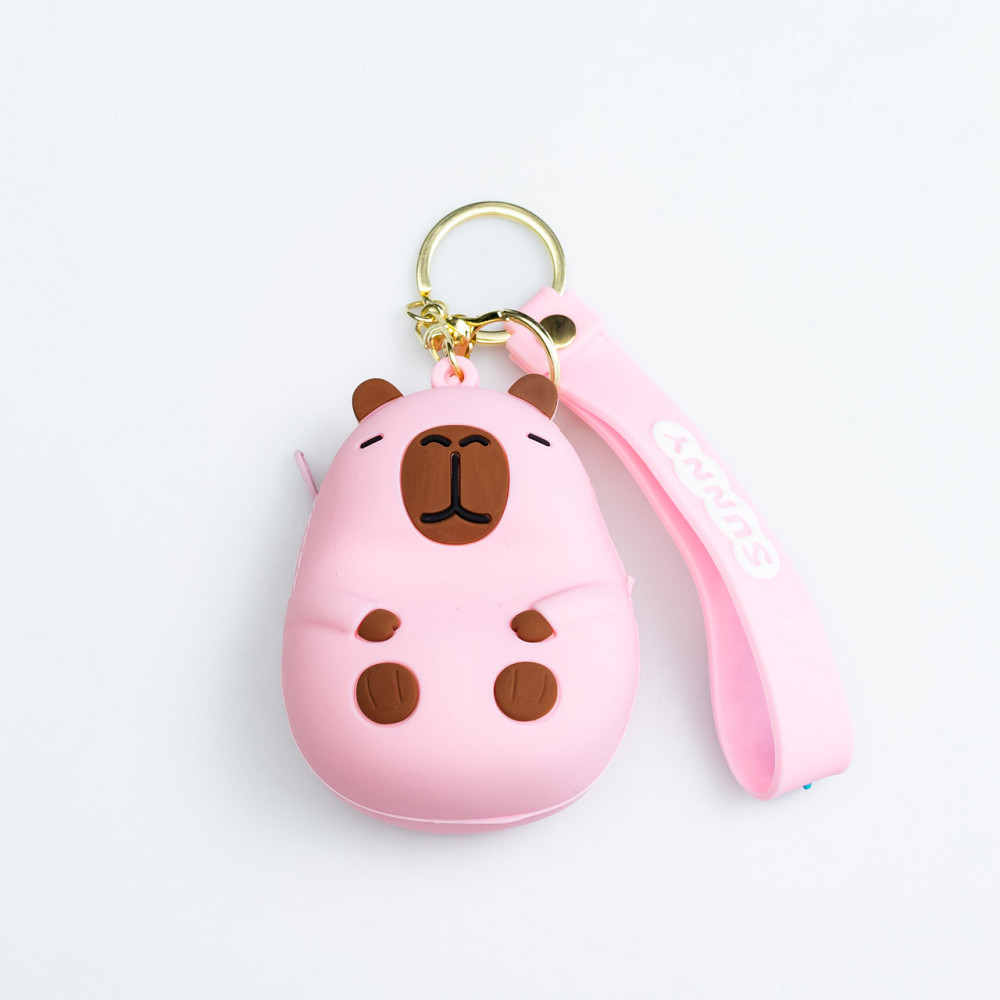 Yiwu Дитяча силіконова сумочка-гаманець 8*6*4 см Рожевий HP-55-10P Коломия - фото 1