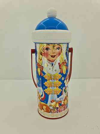 Тубус для цукерок малий Снігуронька Харків