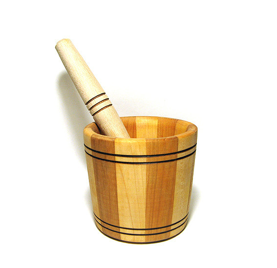 Ступка деревянная с пестиком Киев - изображение 1