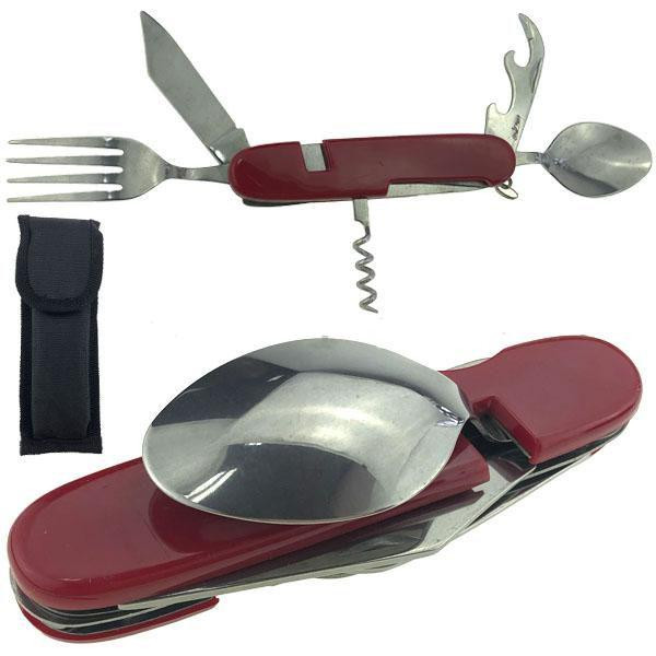Складаний ніж ложка вилка для походу Київ - фото 1
