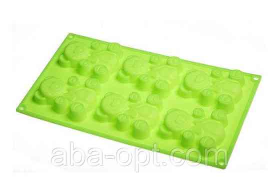 Силіконова форма на 6 виробів " Ведмедик Барні " 30 х 17 х 2 см (шт) Одеса