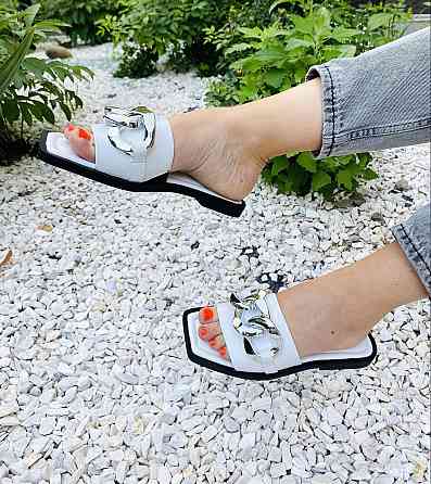 Sothby 's Шльопанці жіночі Sothby 's M-501 білі (літо, шкіра натуральна) (4612) Коломыя