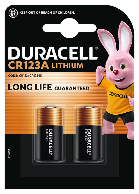 Литиевая батарейка Duracell High Power 123 3V, (CR123 / CR123A / CR17345), 2 шт (6409613) Киев - изображение 4