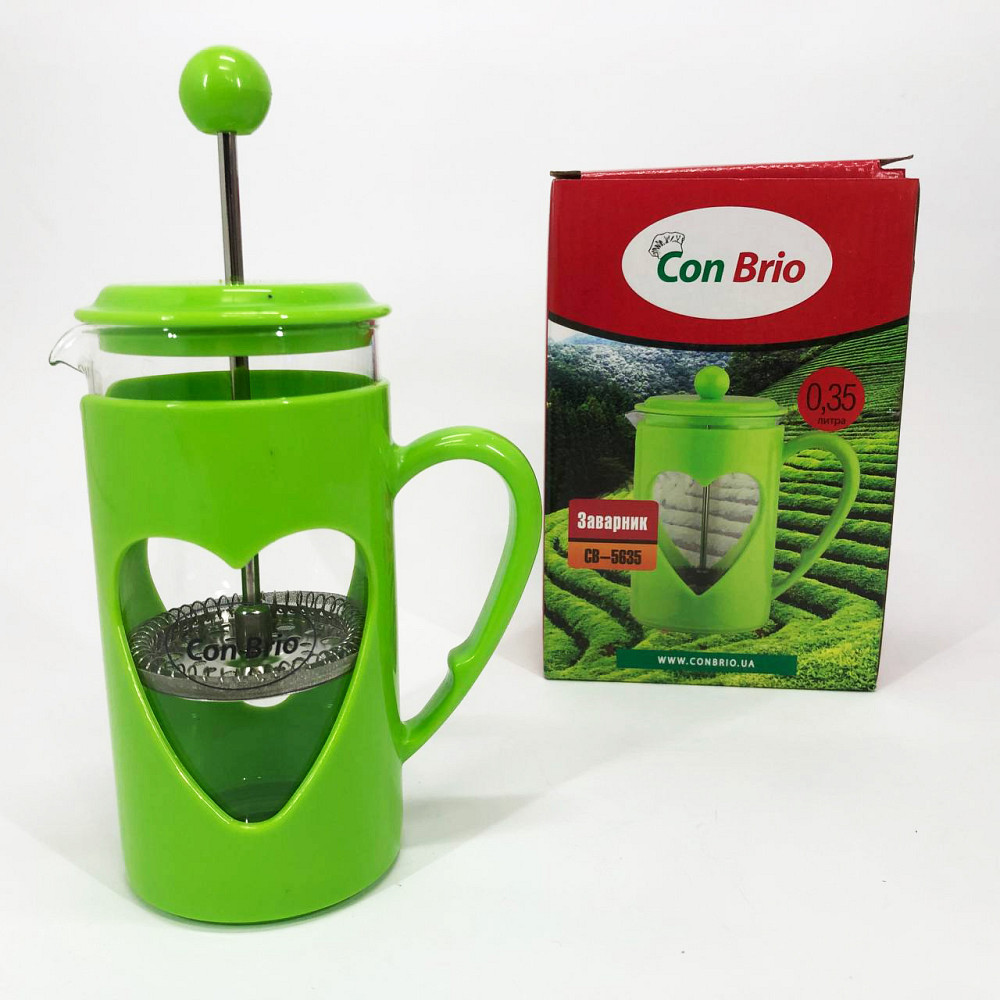 Френч-пресс красивый, Простой френч-пресс, Френч-пресс для заварки кофе вместительный UH-23 Львов - изображение 3