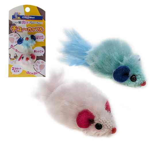 CattyMan Mouse Toys КЭТТИМЕН ПЛЮШЕВЫЕ МЫШКИ игрушка для котов, набор 2шт. Киев