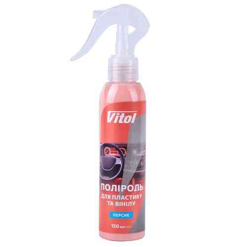 Полироль для пластика и винила Vitol 150мл Персик Львов