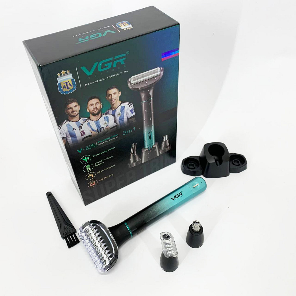 Электрическая мужская бритва для бороды VGR V-625, Профессиональная электробритва для дома XO-11 Львов - изображение 13