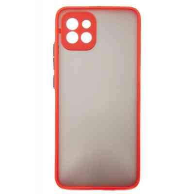 Чехол для мобильного телефона Dengos Kit for Samsung Galaxy A03 case + glass (Red) (DG-KM-23) Винница