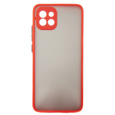 Чохол до мобільного телефона Dengos Kit for Samsung Galaxy A03 case + glass (Red) (DG-KM-23) Вінниця - фото 2