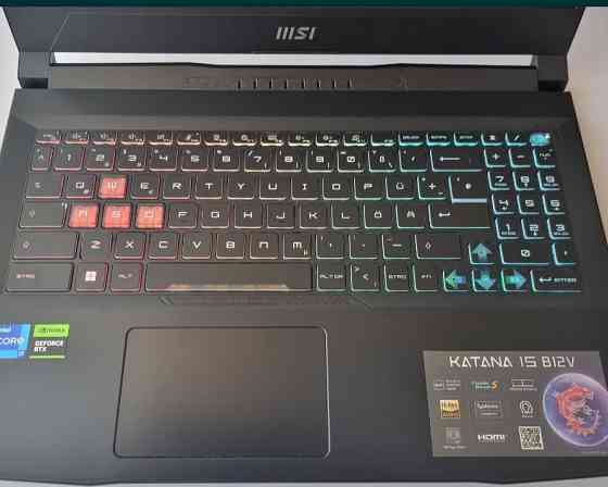 MSI Katana 15 (2023)17 12650H/RTX4070/RAM 16 Gb/SSD512Gb/WIN11 Ноутбук Київ