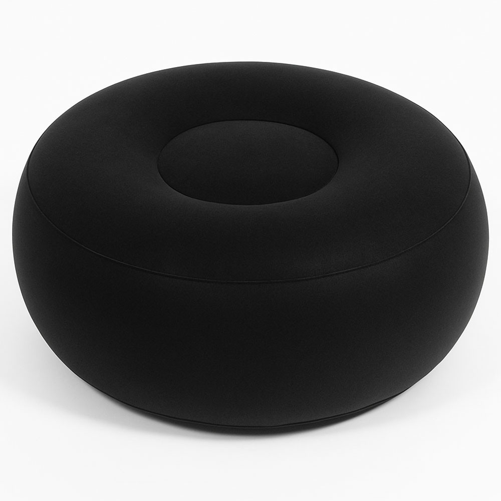 Надувне крісло з пуфиком 2в1 (116х98х83см,до 100кг) Air Sofa + насос,Чорний SBR Київ - фото 7