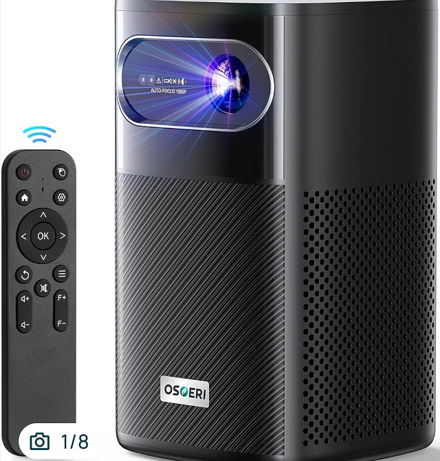 Osoeri ‼️DLP, 1080p, aккум 2,5г,, 400 Аnsi,Type-C, проектор. Харків - фото 8