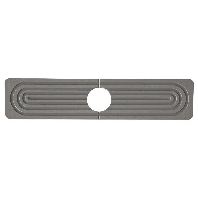 Коврик-накладка под смеситель на раковину в кухню или ванную комнату,каменный диатомитовый тёмно-серый Каменец-Подольский - изображение 6