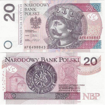 Польша / Poland 20 Zlotych 2012(2014) Pick NEW UNC Полтава - изображение 1