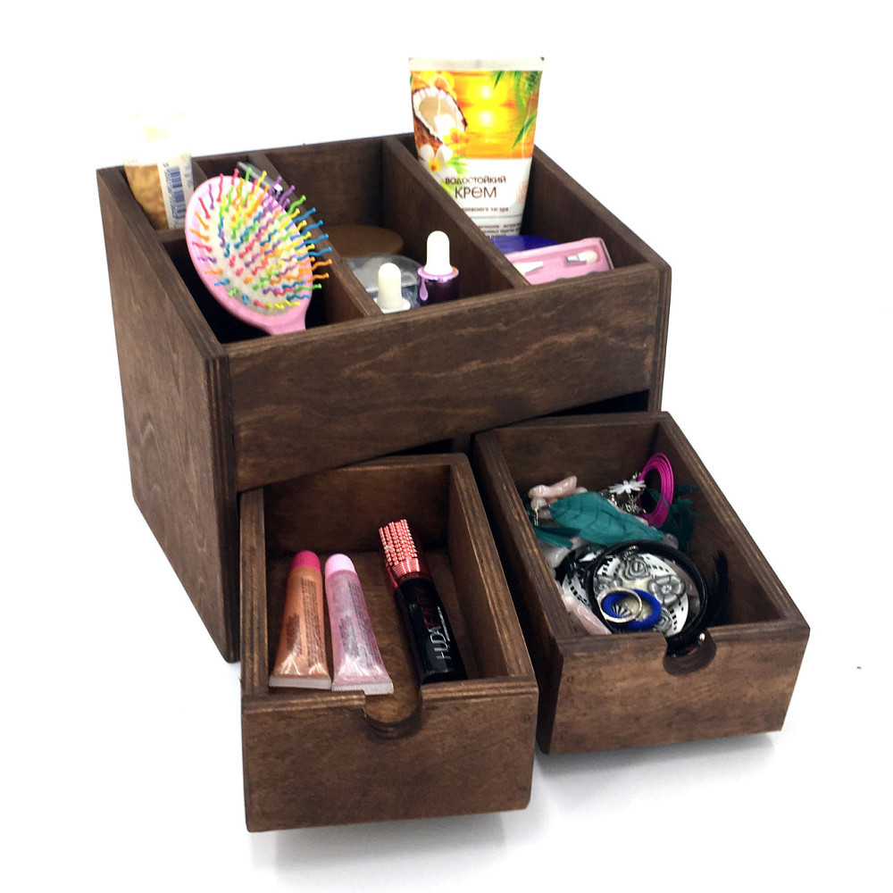 Органайзер для косметики "Джейн" капучино Миколаїв - фото 3