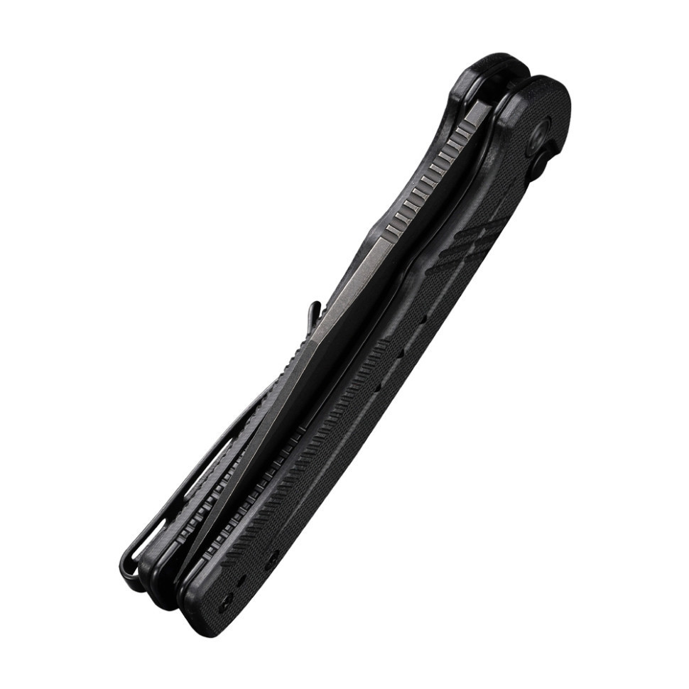 Нож складной туристический Civvi Cogent, (8.8 см) 14C28N / G10 черный Киев - изображение 7