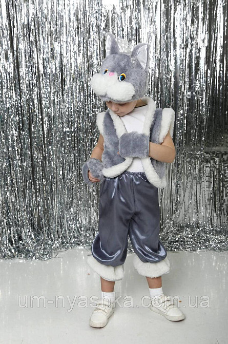 Детский новогодний костюм серого котика Кривой Рог - изображение 1