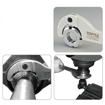 Ключ Toptul для круглих шліцьових гайок шарнірний 35-50мм (AEEX1A50) Вінниця - фото 3