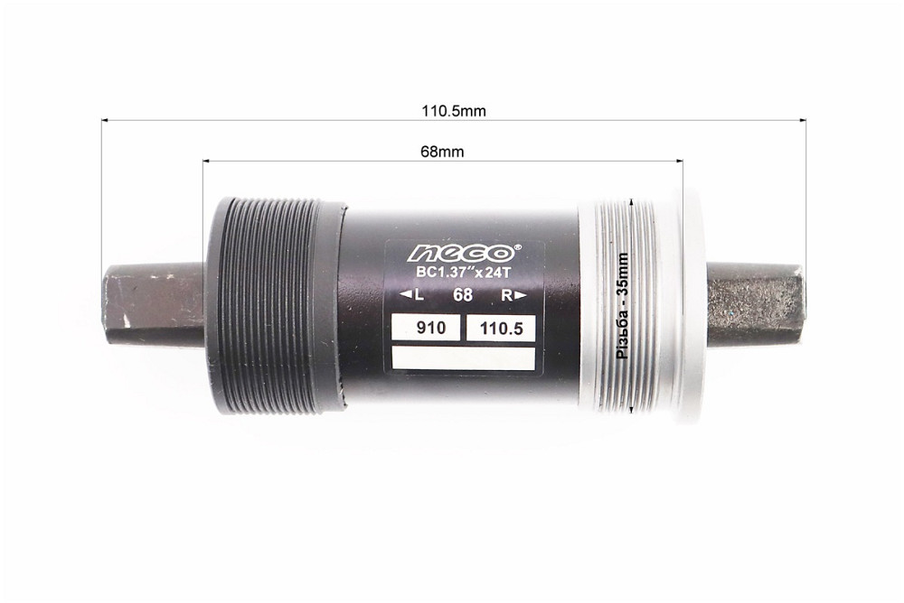 Картридж-каретка "квадрат" MTB 68х110,5мм, B910P Київ - фото 2