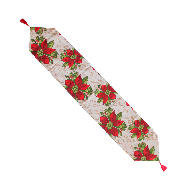 Скатертина новорічна доріжка 160 на 33 см різнобарвний Київ - фото 13