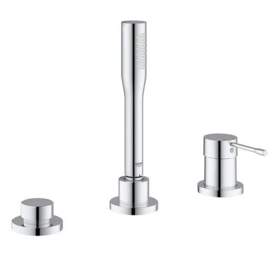 Смеситель для ванны Grohe Essence на 3 отверстия (19976001) Киев