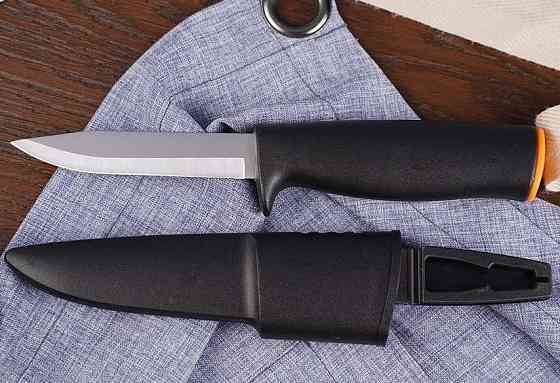 Універсальний Ніж з чохлом (Поплавець) Fiskars "К40" (1001622/125860) Нержавіюча сталь Нововолинськ