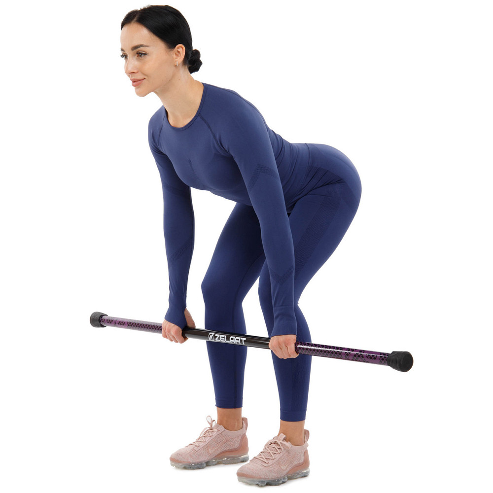 Палиця гімнастична 3-секційна Бодибар Zelart 9994-8 вага 8 кг Київ - фото 9