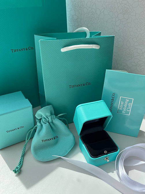 Tiffany / Тіффані подарункове паковання під кільце — коробочка, зовнішня коробочка, пакет, мішечок, протирка для срібла Одеса - фото 7
