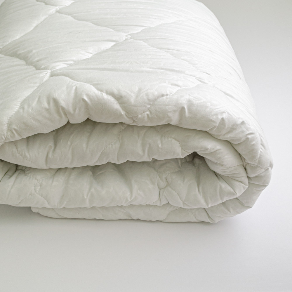 Наматрасник конопляный полутораспальный 140х200 см покрытие бязь Youstar (Белый) Сумы - изображение 2