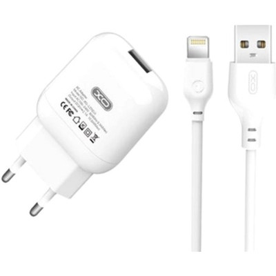 Зарядное устройство XO L37 2.1A/1USB + cable Lightning White (L37i-WH) Винница - изображение 1