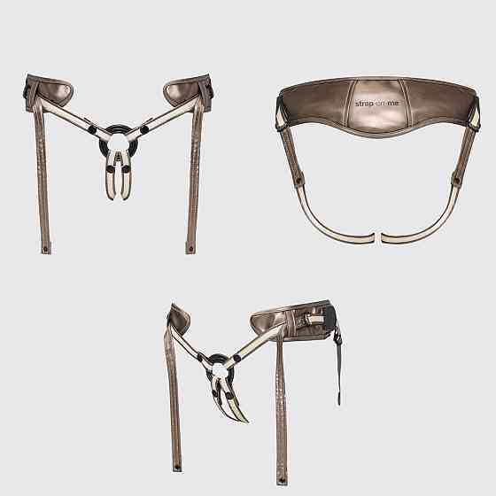 Трусики для страпону Strap-On-Me Leatherette Harness DESIROUS - NEW DESIGN Sex Aura Київ