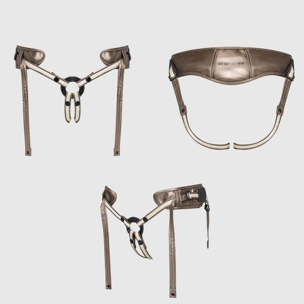 Трусики для страпону Strap-On-Me Leatherette Harness DESIROUS - NEW DESIGN Sex Aura Київ - фото 3
