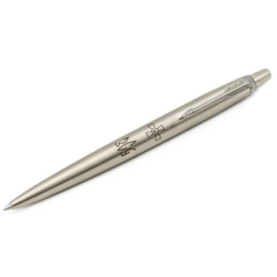 Ручка шариковая Parker JOTTER 17 ARMY SS CT BP Эмблема ВСУ + Трезубец ВСУ (16132_W101b) Винница - изображение 3