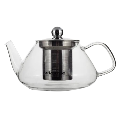 Заварник 700мл зі з'ємним ситечком скло/нержавіюча сталь 0782M KAMILLE Житомир