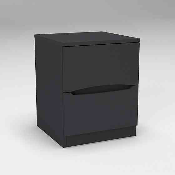 Тумба прикроватная Дельта, Антрацит, 400/400/500 Львов