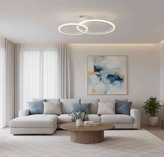 Світлодіодна люстра G 2716/2 WT 52W Киев