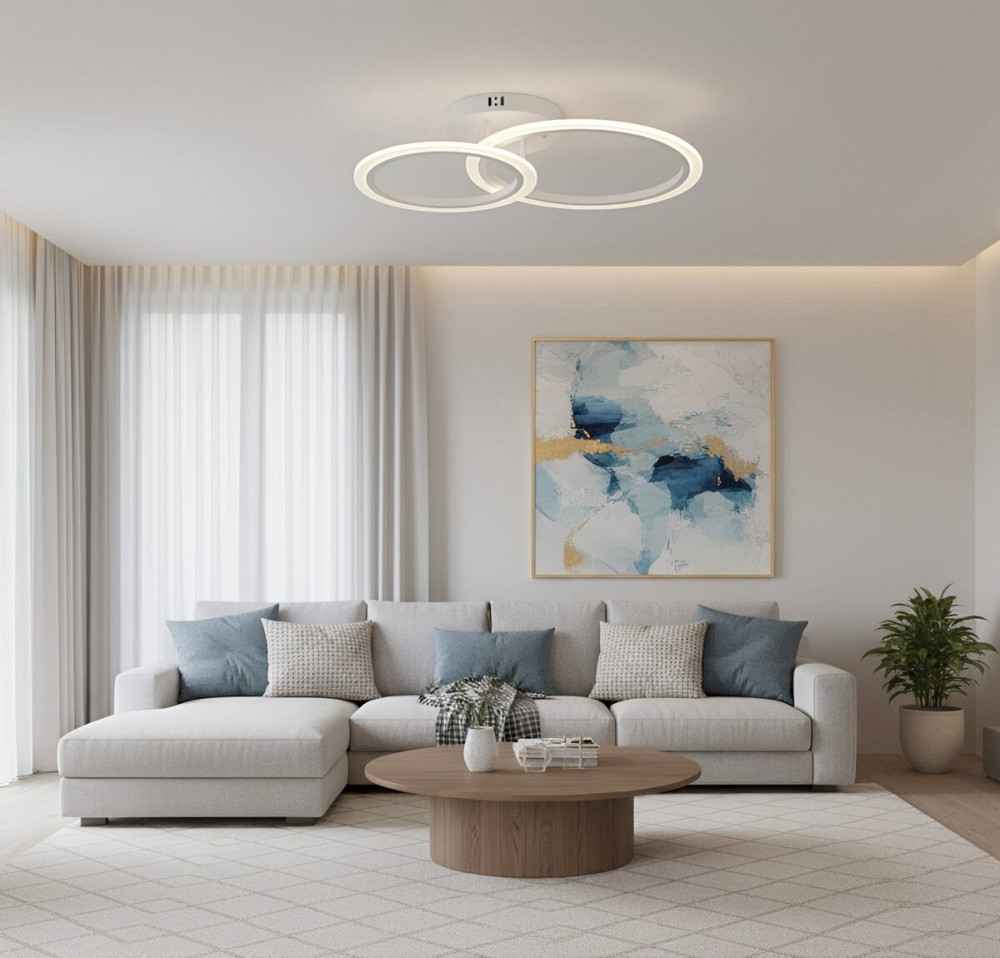 Світлодіодна люстра G 2716/2 WT 52W Киев - изображение 4