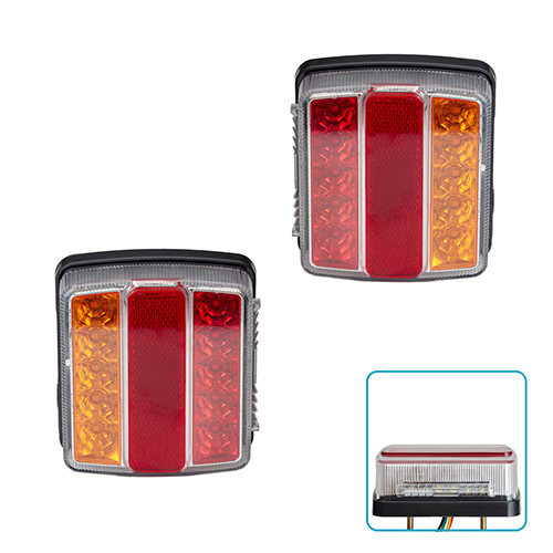 Задній ліхтар BL-64916 6 LED 12V 110x100x40 мм комплект 2 шт Харків - фото 1