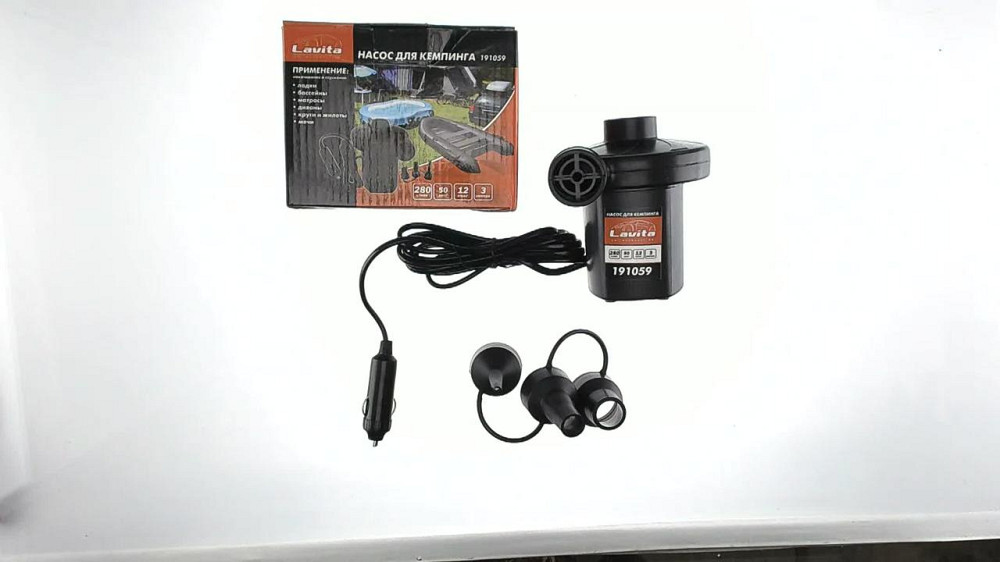 Компрессор 12В, 3А (280л/мин.,50Вт) для кемпинга Мукачево - изображение 1