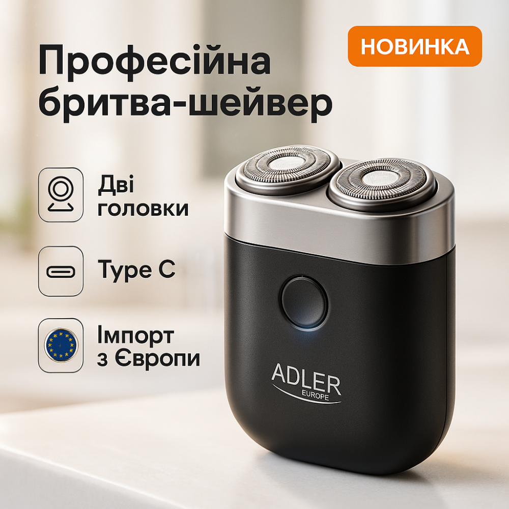 Бритва с длительным временем работы Adler AD 2936, Профессиональная электробритва для бороды XA-17 Львов - изображение 10
