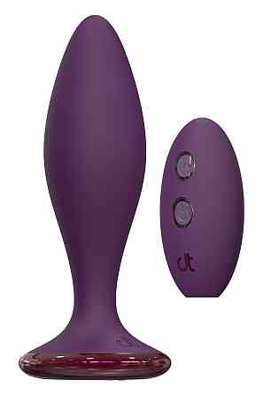 Анальный вибратор Dreamtoys Glam с пультом, фиолетовый, 12.8 см Sex Aura Киев