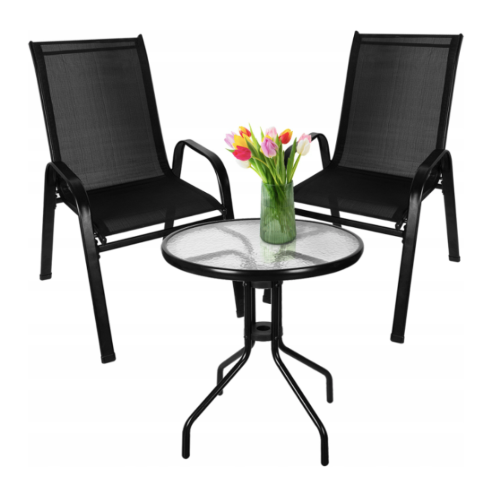 Набір садових меблів Chomik TWIKS стіл та 2 стільці Киев - изображение 4