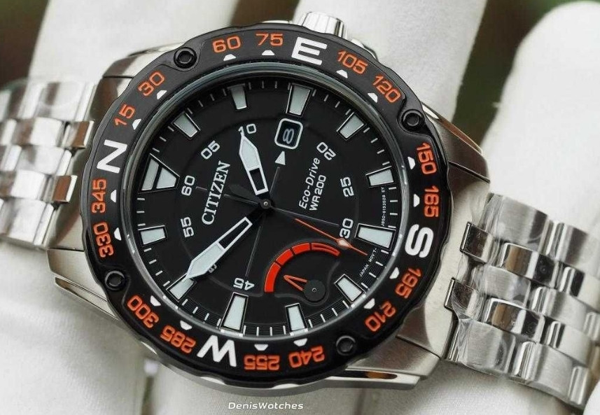 Японський 200-м спортивний годинник Citizen Eco-Drive AW7048-51E, Харків - фото 8